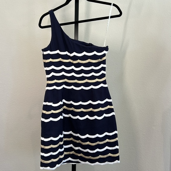Lilly Pulitzer Tyler True Navy Dress (Size 6) - Picture 6 of 11